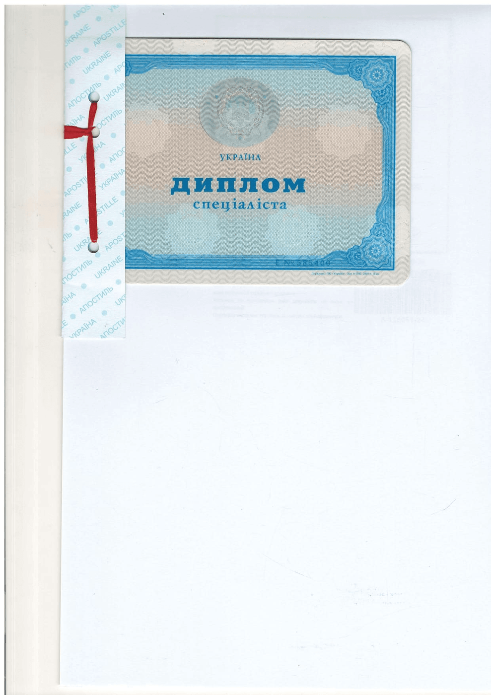 Diploma & School Certificate Duplicates | Etalon - document example №2