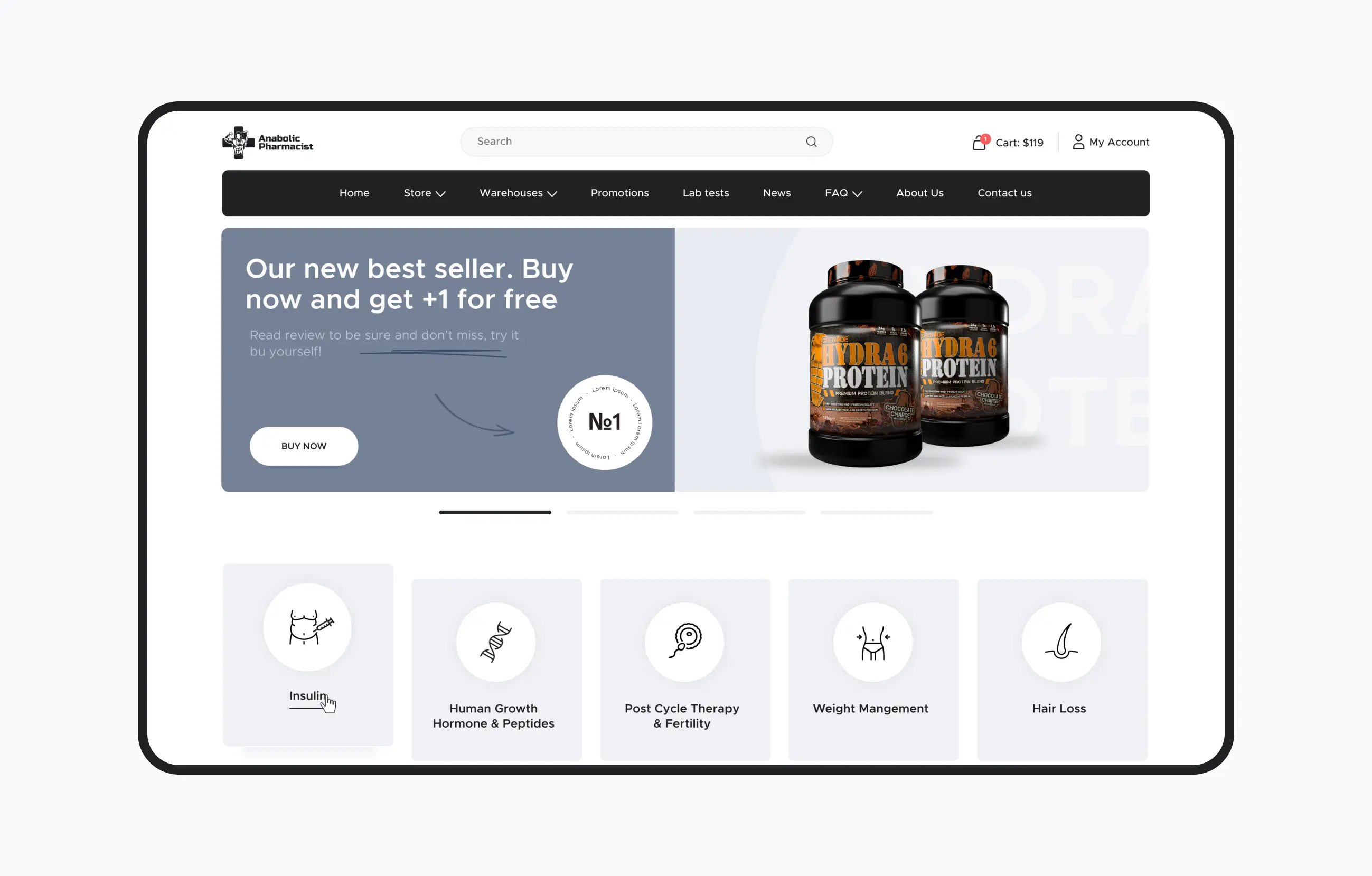Online Pharmacy Website Development